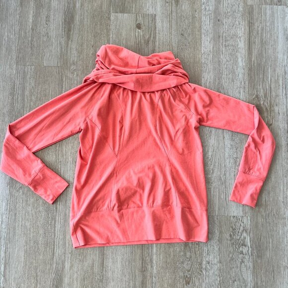 Womens Zero Restriction Salmon Super Cowlneck Turtleneck Pullover - S - Picture 5 of 6